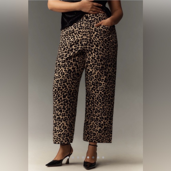 Maeve the Colette Sweater Knit Pants in Animal Intarsia NWT XL - Picture 6 of 9